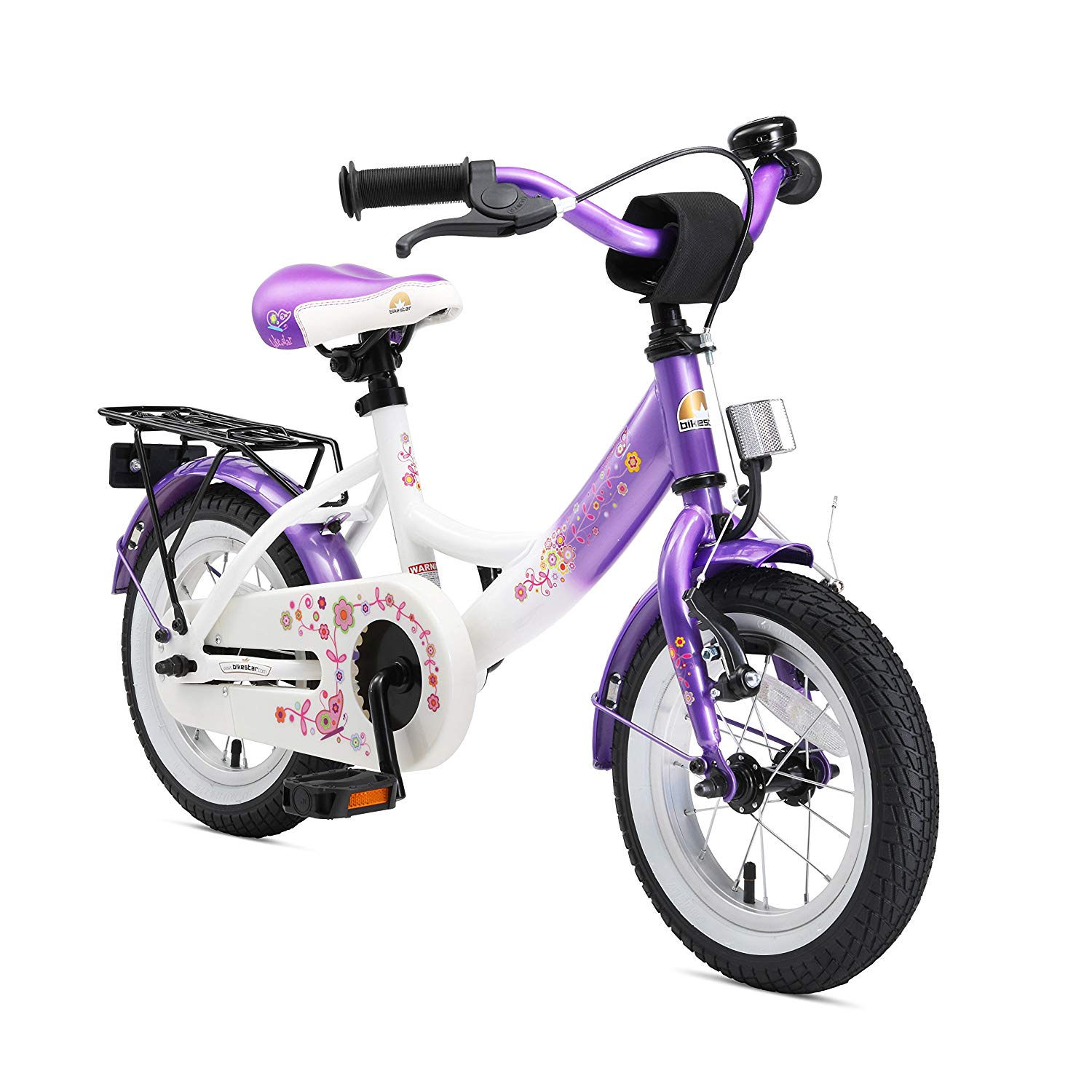 rower Bike Star dla dzieci 12 cali fiolet